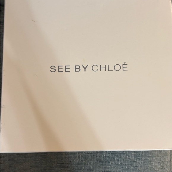 See by Chloe Suede and Knit Ankle Boot as 40 NWT w/ box and dusty extra laces - Picture 10 of 10